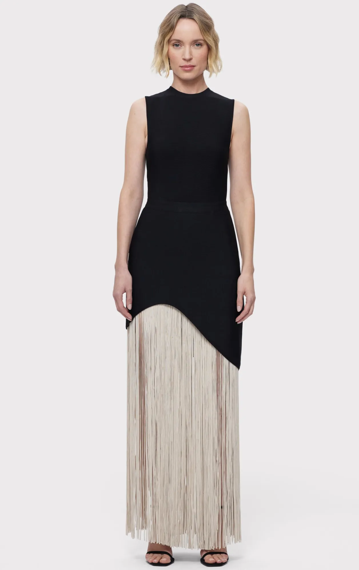 Dresses|Gowns-Hervé Léger THE AURORA GOWN BLACK CHALK