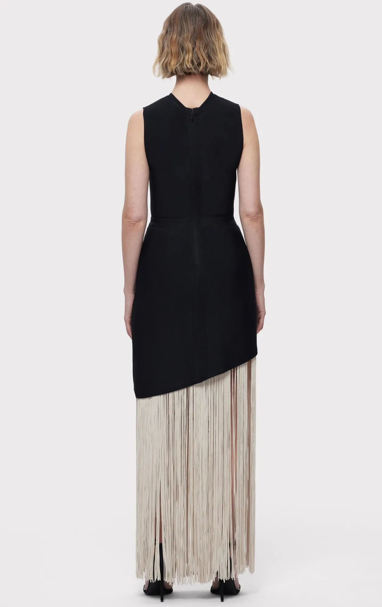 Dresses|Gowns-Hervé Léger THE AURORA GOWN BLACK CHALK