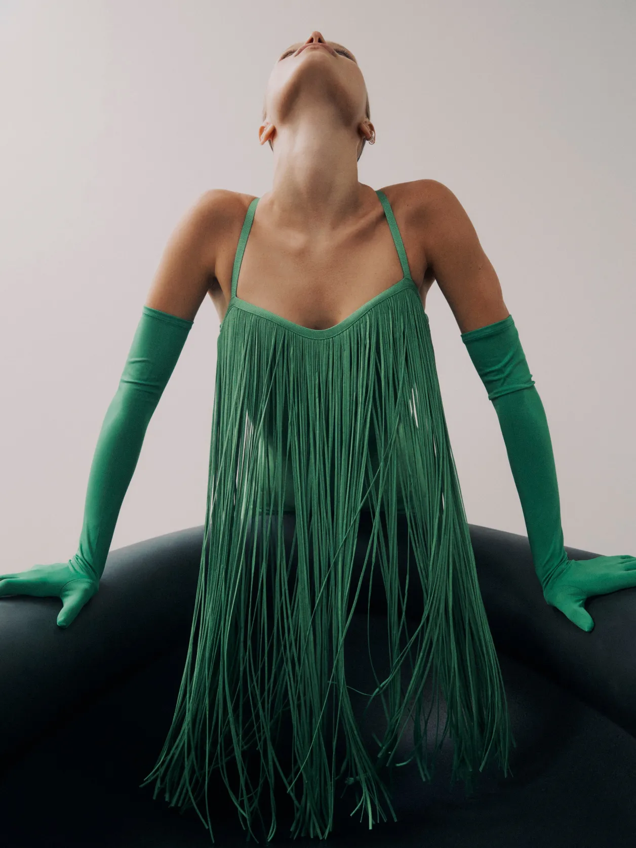 Dresses-Hervé Léger THE HANNAH DRESS KELLY GREEN