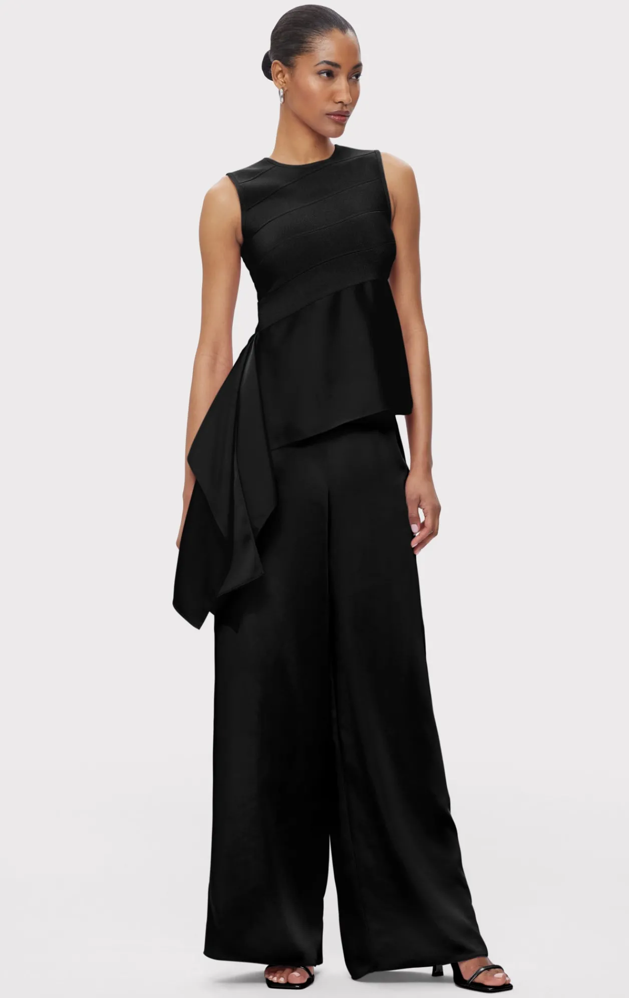 Separates|Bottoms-Hervé Léger THE MONA PANTS BLACK